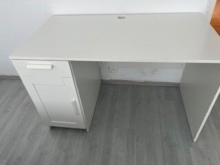 Vand birou Brimnes Ikea alb