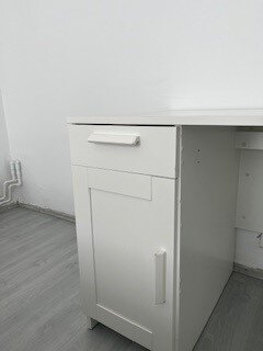 Vand birou Brimnes Ikea alb